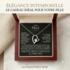 À Ma Fille - Collier coeur d'amour - Thumbnail Image 2