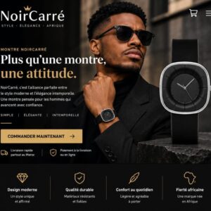 NoirCarré Montre