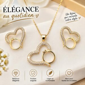 Ensemble Cœur Élégant